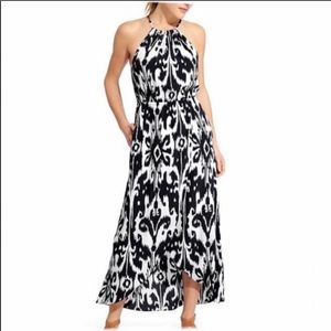 Athleta Ikat Bloom Ripple Maxi Dress